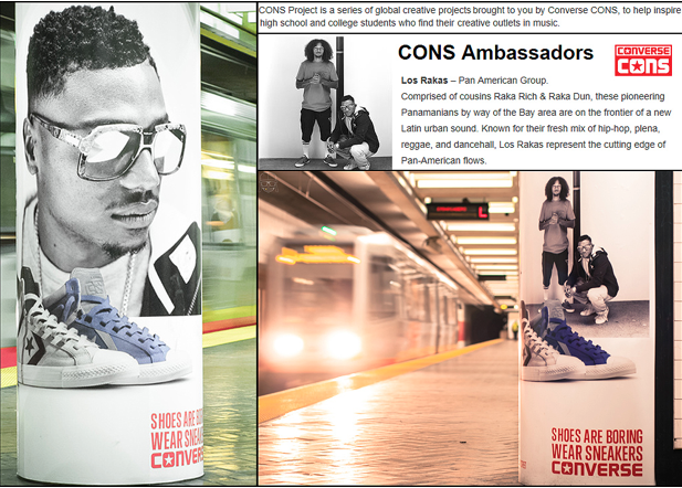 Los Rakas New Playlist On VEVO For Converse Cons